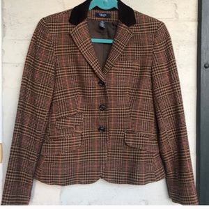 Chaps Plaid Riding Jacket